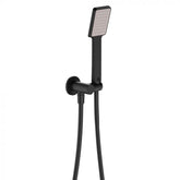 Fienza Koko Hand Shower and Hook Round Plate - Matte Black